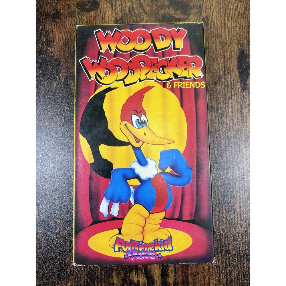 United American Video Woody Woodpecker & Friends VHS NTSC Full Screen 1989